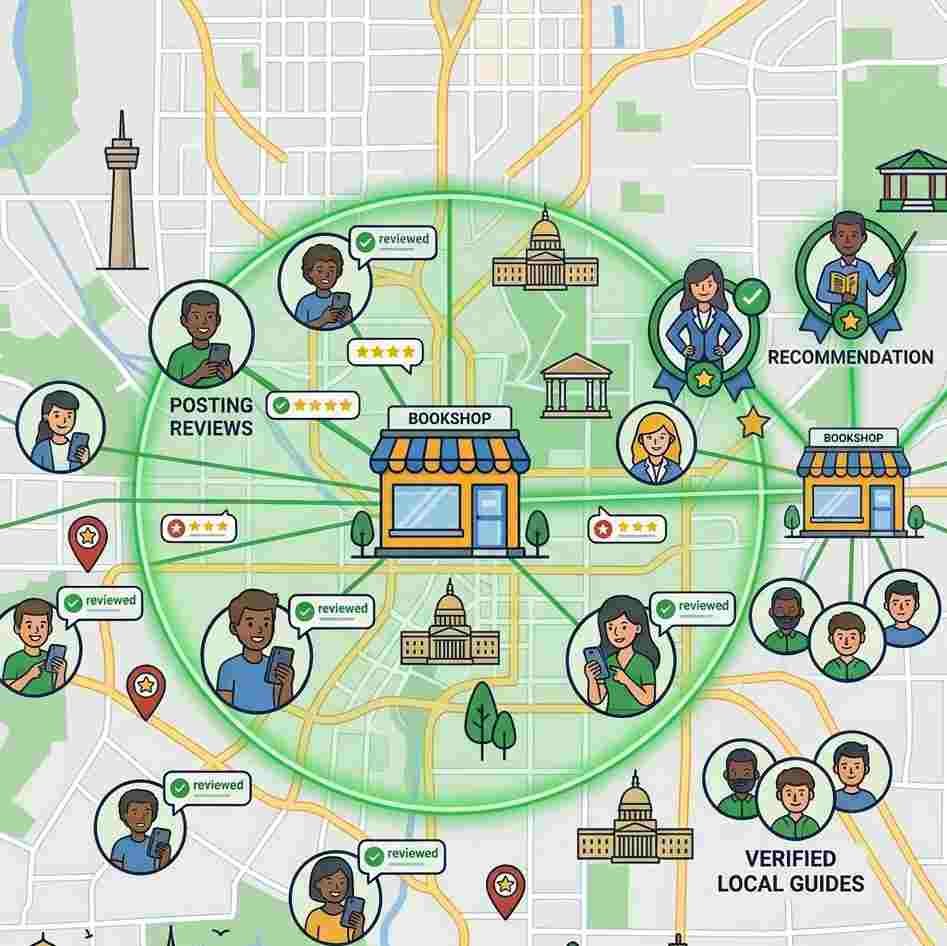 local guiders within map