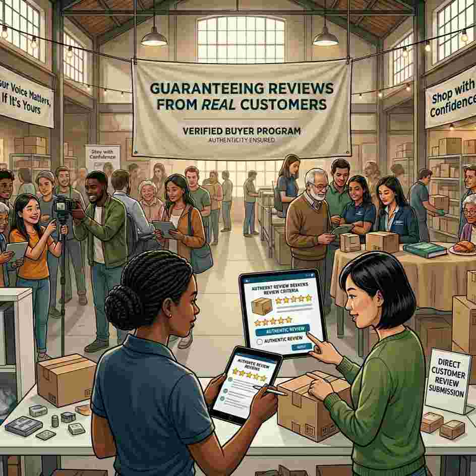 real customers gathered